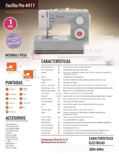 Venta de facilita pro 4411 pdf Lima Peru