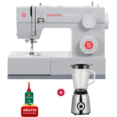 Combo Maquina De Coser Facilita 4423 Singer + Licuadora Electric Life BJ-Y79G – 1.5L