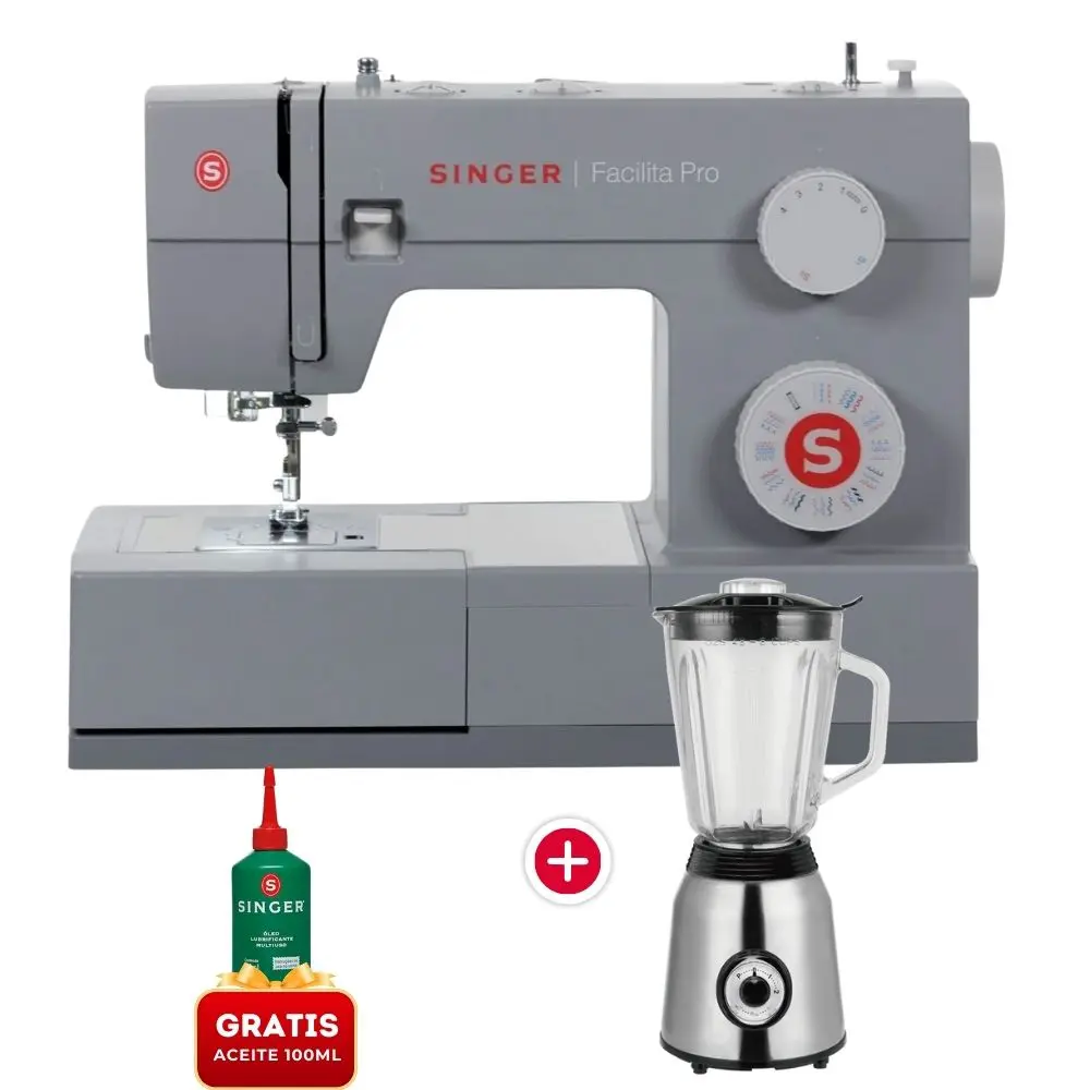 Singer Perú Combo Maquina de Coser Facilita 4432 Singer + Licuadora Electric Life BJ-Y79G – 1.5L